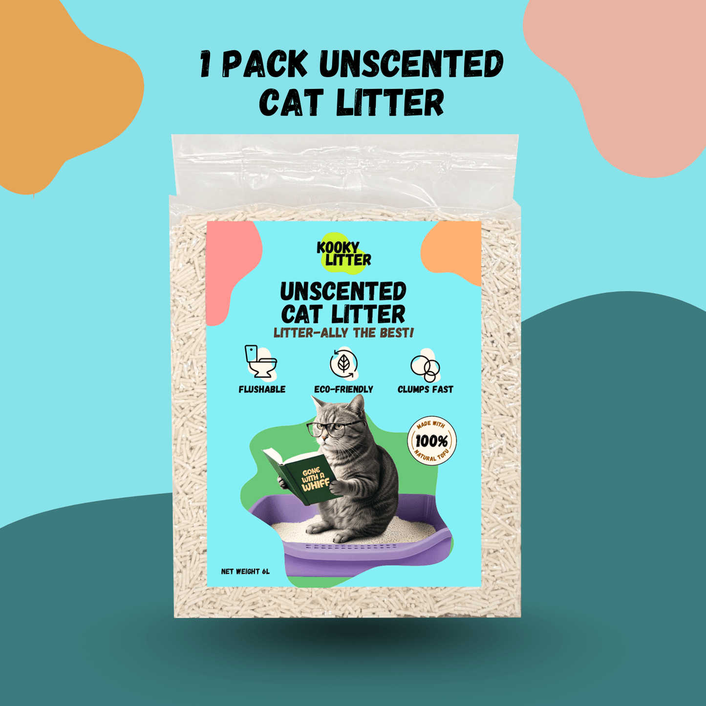Kooky Kibble Flushable Cat Litter