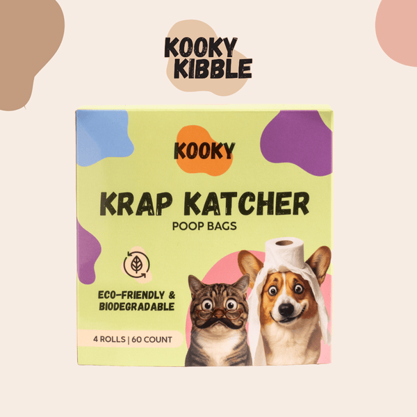 Kooky Krap Katcher Biodegradable Poop Bags for Dogs & Cats