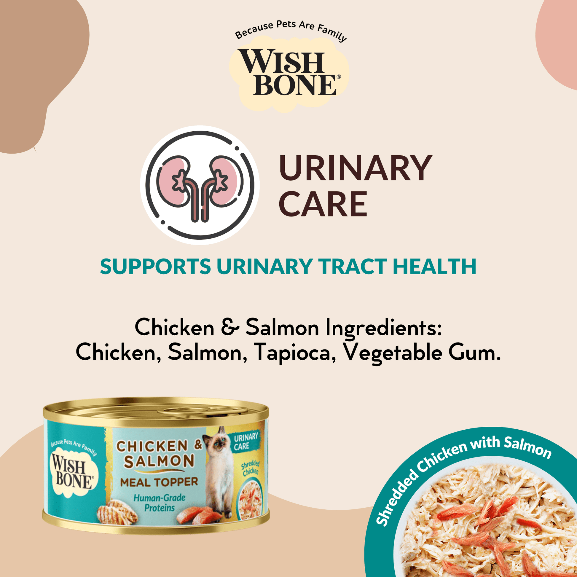 Cat Food with Urinary Care Toppers