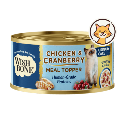 Wishbone Chicken & Cranberry - Cat Urinary Care Topper in Cans 85g - Kooky Kibble Singapore