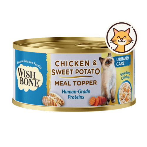 Wishbone Chicken & Sweet Potato - Cat Urinary Care Topper in Cans 85g - Kooky Kibble Singapore