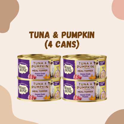 Wishbone Tuna & Pumpkin - Cat Urinary Care Topper in Cans 85g - Kooky Kibble Singapore
